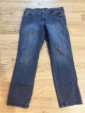 Kuhl Men's Dark Blue Denim Jeans - Classic Straight Fit Size 40 x 32